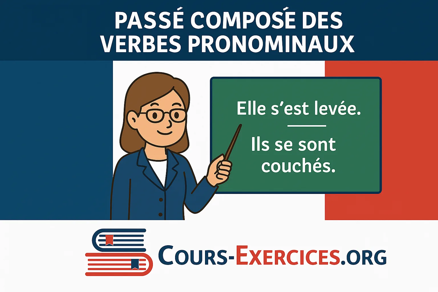 Le passé composé des verbes pronominaux