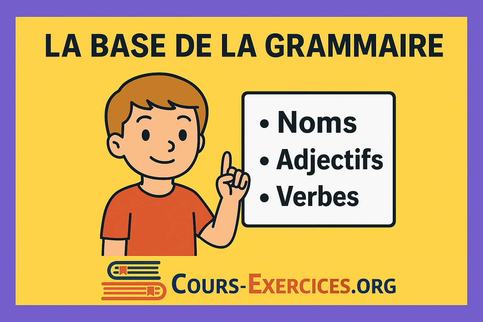 La Base de La Grammaire Listes à Retenir Par Coeur.
